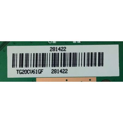 T-CON PARA TV HISENSE NUMERO DE PARTE 281422 / RSAG7.820.10545/ROH / 281422 / TG20CV61GF / PANEL HD425Y1U71-T0L2\S0\GM\ROH / MODELO 43A6G 43A53FUA  / 43A6G - Imagen 2